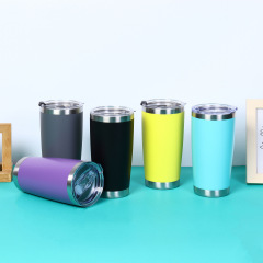 定制20oz汽车杯不锈钢保温杯办公商务咖啡杯便携式车载冰霸杯批发