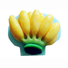 跨境现货水果diy手工皂模芒果香蕉火龙果硅胶模 泰国水果手工皂模