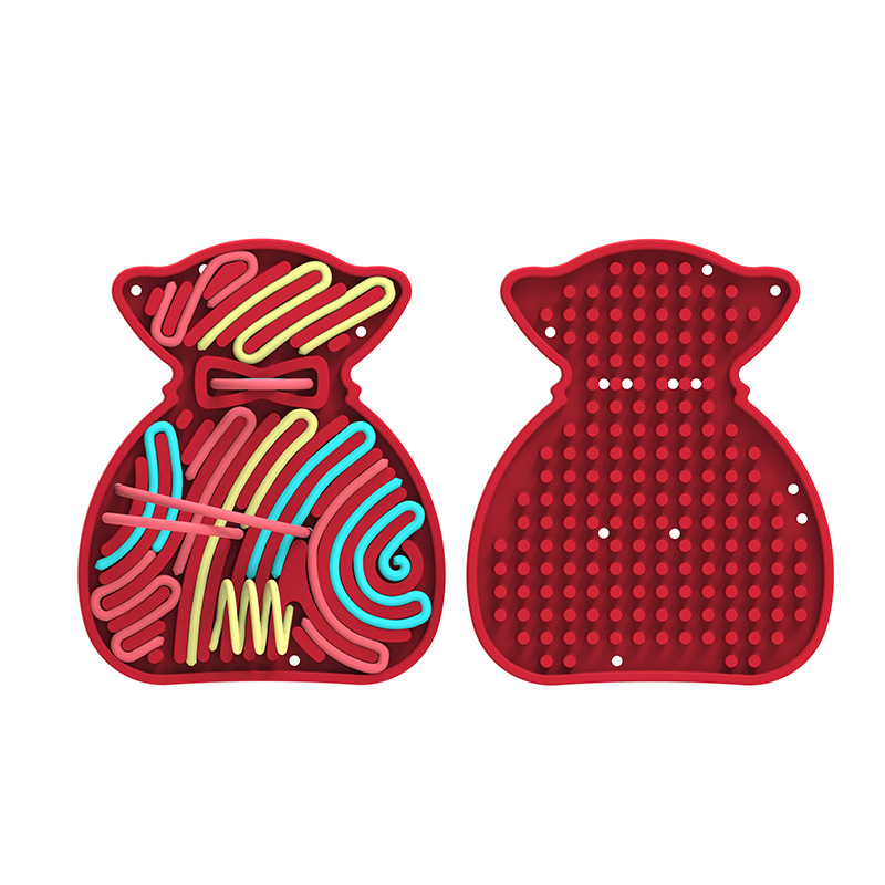 Amazon Hot Sale Sensory Activity Board Silicone Grado Alimentos Descompresión Junta Niños Puzzle Navidad Serie Regalos