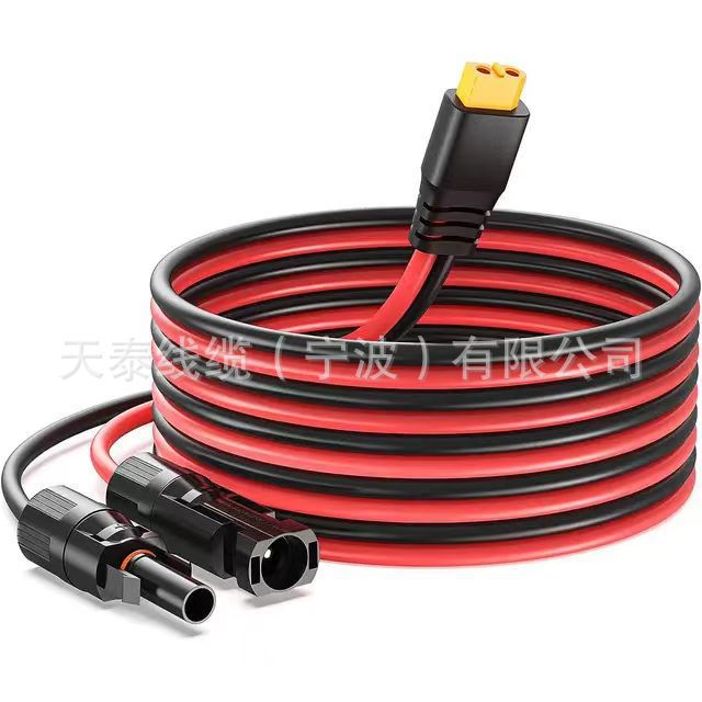 XT60充电延长电缆12AWG 10Ft太阳能MC4连接器到XT60适配器电源线