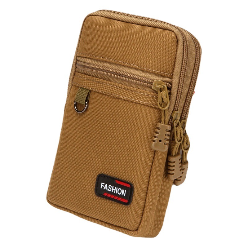 New 7-inch mobile phone waist bag men wear belt mobile phone bag construction site waist bag wear-resistant outdoor mobile phone bag waist bag wholesale