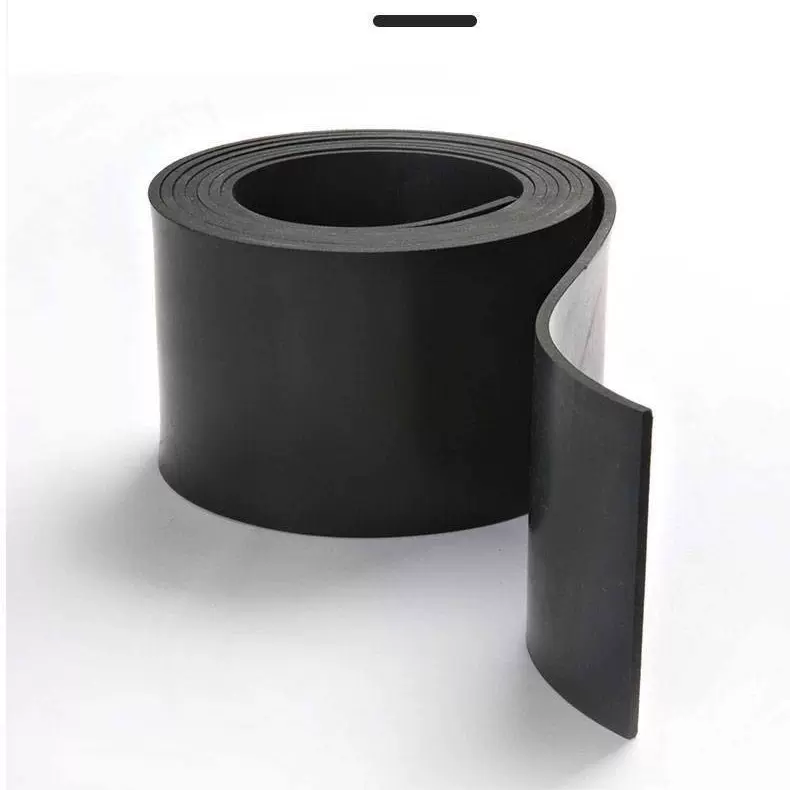矿山用滚筒包胶板 黑色橡胶减震垫防滑垫橡胶板