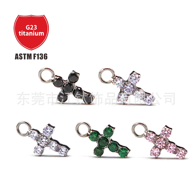 Pointed titanium steel lip stud product view