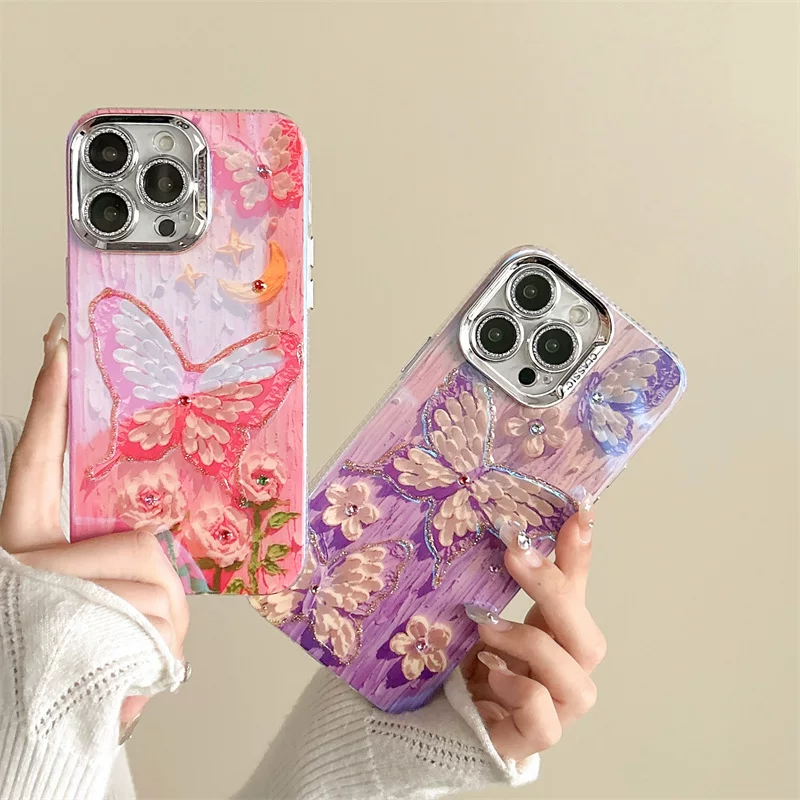 Яблоко, совместимо с iPhone 13/14, чехол для телефона, цветочный рисунок, iphone, 15promax, 12