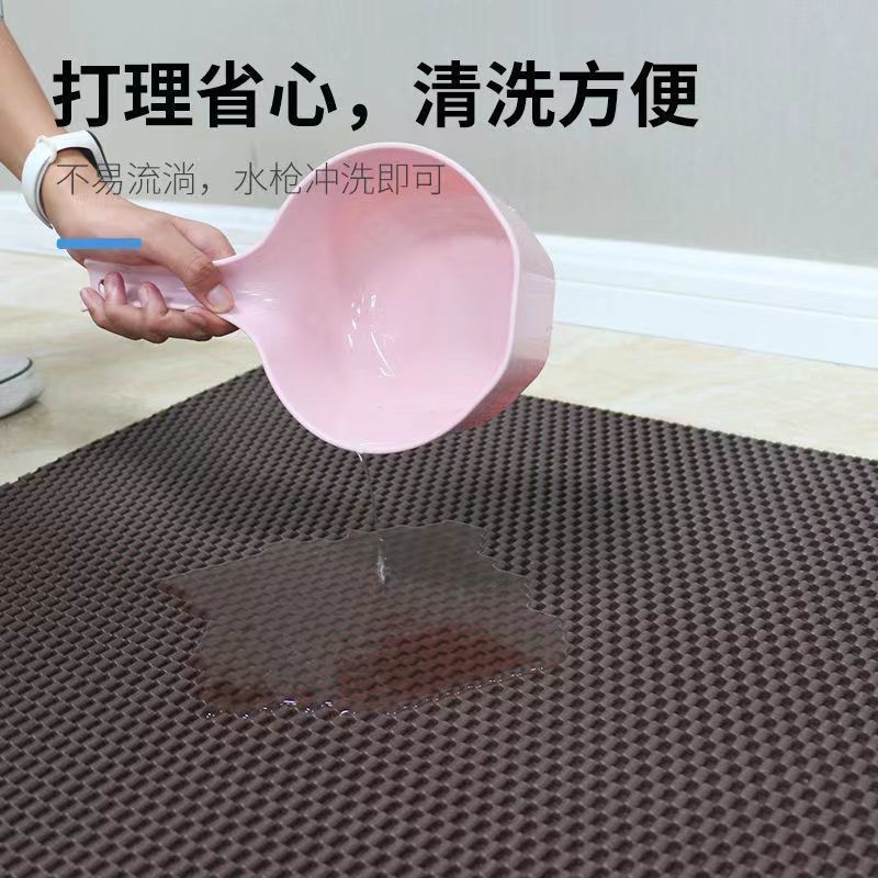 Car foot mat main driving car latex rubber foot mat universal non-slip easy cleaning silicone single piece shock absorption wholesale