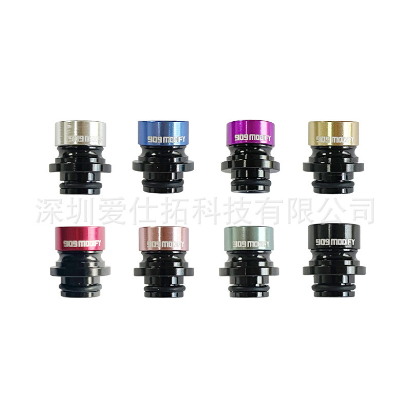 Hot Selling New Aluminum Alloy Drip Tip 909 Modify Drip Tip 510 Universal Cigarette Holder 909 Driptip Hot Selling New Aluminum Alloy Drip Tip 909 Modify Drip Tip 510 Universal Cigarette Holder 909 Driptip