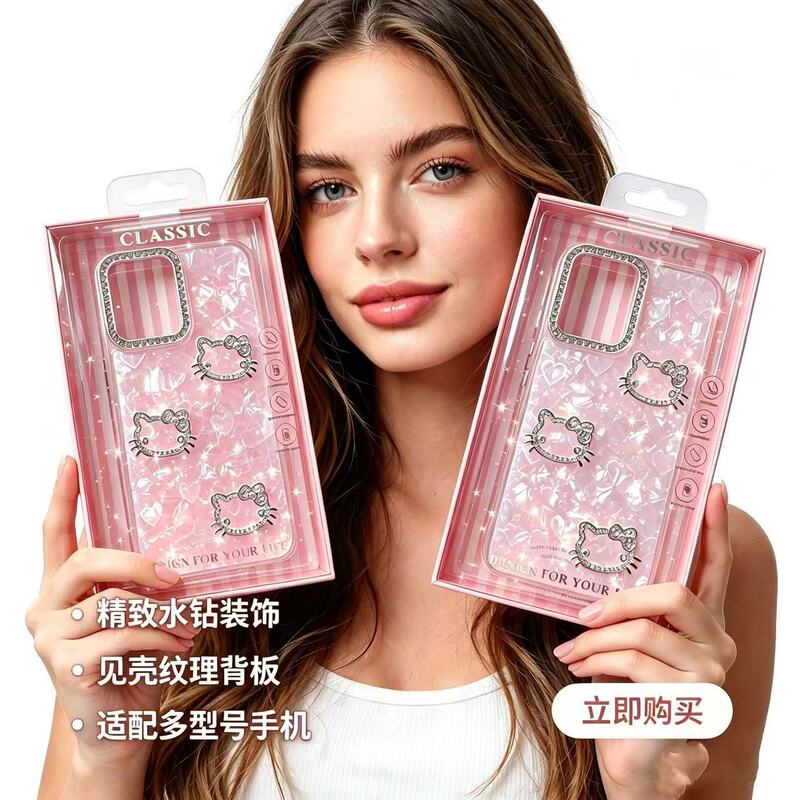 Suitable for Honor 600 Enjoy 90Pro Max Diamond Ring Shiny Case, New Summer Fashion Cross-Border Best-Selling Phone Case