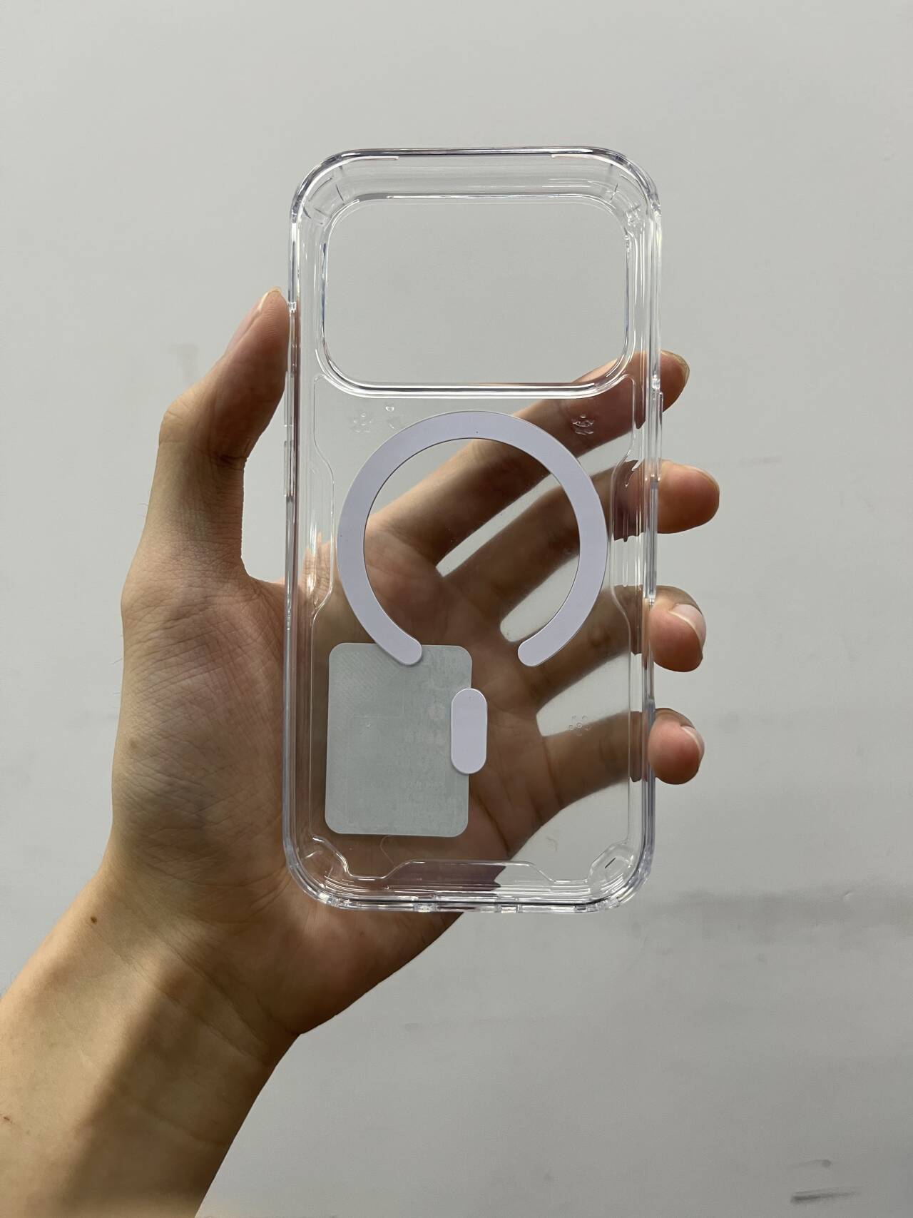 Ốp lưng trong suốt Nillkin cho iPhone 17 Pro Max có từ tính MagSafe — Apple IPHONE17 màu trắng, Apple IPHONE AIR màu trắng, Apple IPHONE17 PRO màu trắng, Apple IPHONE17 PRO MAX màu trắng chi tiết 19