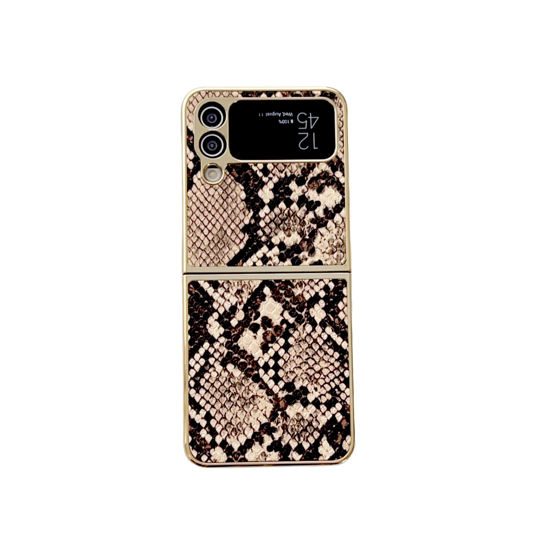 Electroplated Snake Skin Phone Case For Samsung And Huawei Models_voghion.com