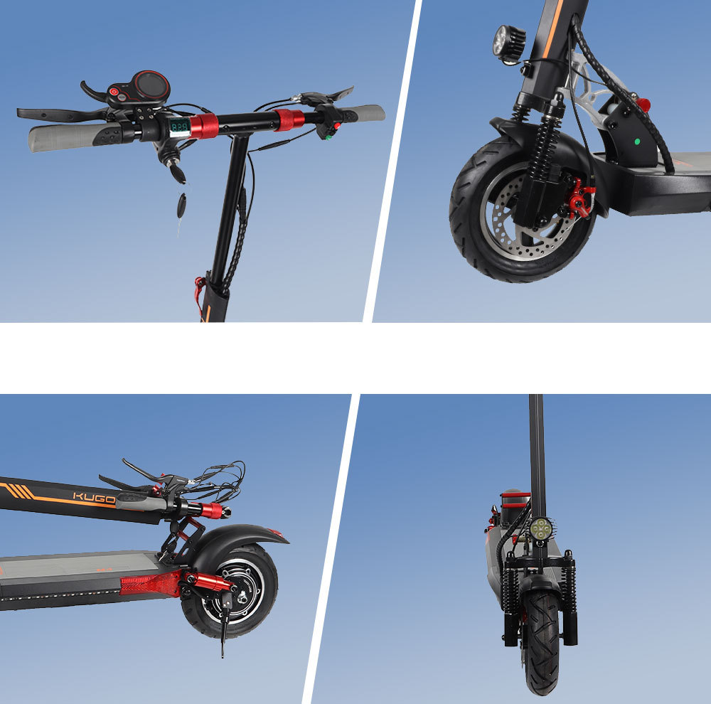 Kugoo M4 Electric Scooter Adult 350W 48V Foldableing Off-Road Scooter 30 0m Range 41 0m