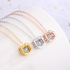 Boom Smart Necklace 18k Kitty Diamonds Pendant Beating heart Au750 gold Rose Gold Choker Ladies