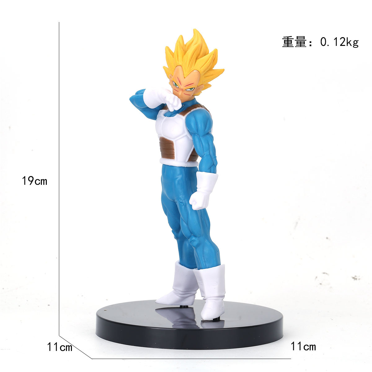 ドラゴンボールアニメのフィギュアスーパーサイヤ人悟空貝吉塔のデスクトップの置物の模型戦損超四悟吉塔