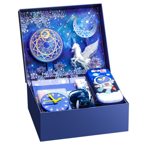 Stationery set for primary school students back-to-school gift box set for grades 1-3-6 luxury gift box for Spring Festival school supplies