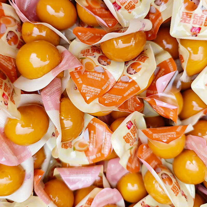 豪仔鹌鹑蛋 500g/件 独立小包装 去壳盐焗卤香味散装卤味整箱10斤