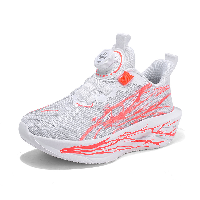 Zapatillas Deportivas de Malla con Cierre Giratorio para Niños Ligera Transpirable y Amortiguadora image 5