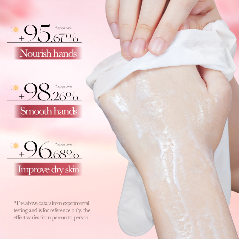 BIOAOUA Strawberry Cake Maschera mani nutriente e liscia 40 ml/paio Maschera mani autunno e inverno_voghion.com