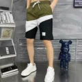 Army Green (Spliced Shorts)