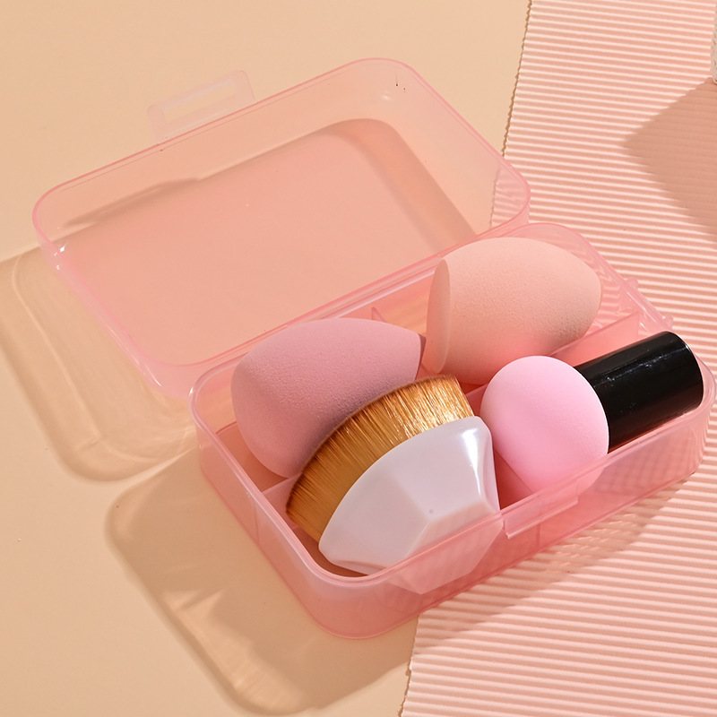 No.55 cepillo de base mágico con huevo de maquillaje conjunto de huevo de maquillaje polvo de polvo herramientas de maquillaje al por mayor