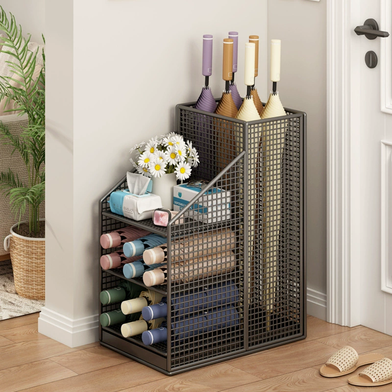 Umbrella, storage system, capacious drying rack with umbrella holder for commercial use for yoga