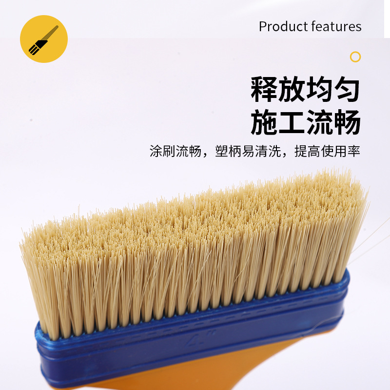 Fabricantes al por mayor cepillo de pintura cepillo de plástico mango de injerto de cabello limpio industrial doméstico herramientas de hardware barbacoa eliminación de polvo