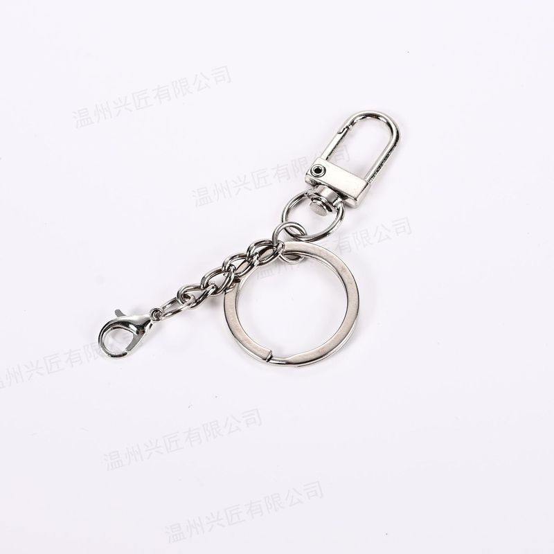 スポット diy 亜鉛合金ドアバックルキーホルダージュエリーアクセサリー 3 点ドアバックルハードウェアバッグチェーンロック犬バックル|undefined