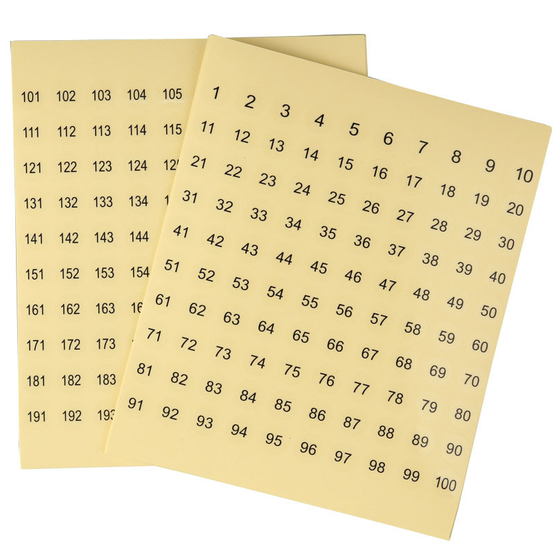 透明防水数字ステッカー番号ステッカー番号サイズラベル円形番号ステッカーサイズネイルアート|undefined