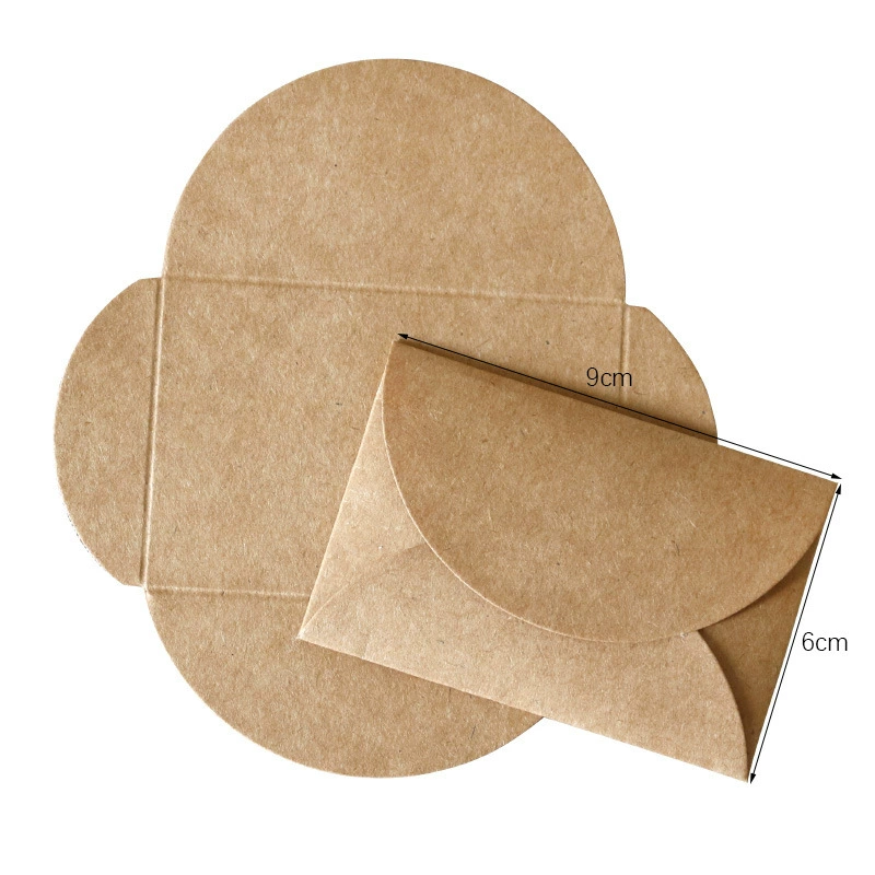 Small retro leather postcard, card holder, pack, DIY
