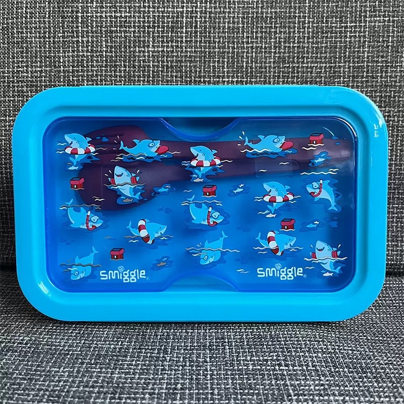 Fiambrera australiana smiggle, plato dividido para niños y estudiantes, lonchera para trabajadores de oficina, lonchera de frutas de dibujos animados
