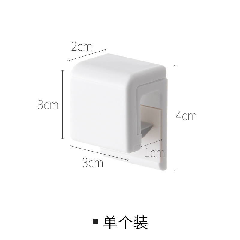 日本式壁掛け式歯ブラシホルダー収納棚トイレ穴なし防塵歯ブラシ整理棚跡なし吊り収納|undefined