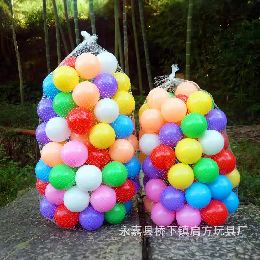 Fábrica al por mayor de los niños océano bola bolsa de red ola bolsa de almacenamiento de color tienda de juegos pelota de juguete