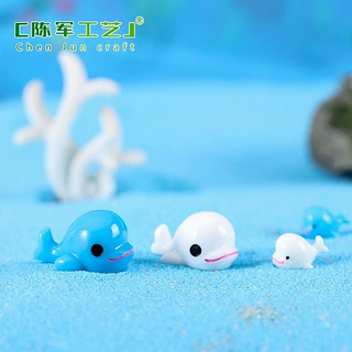 海洋造景 大号海豚 多肉苔藓微景观生态瓶DIY配件创意