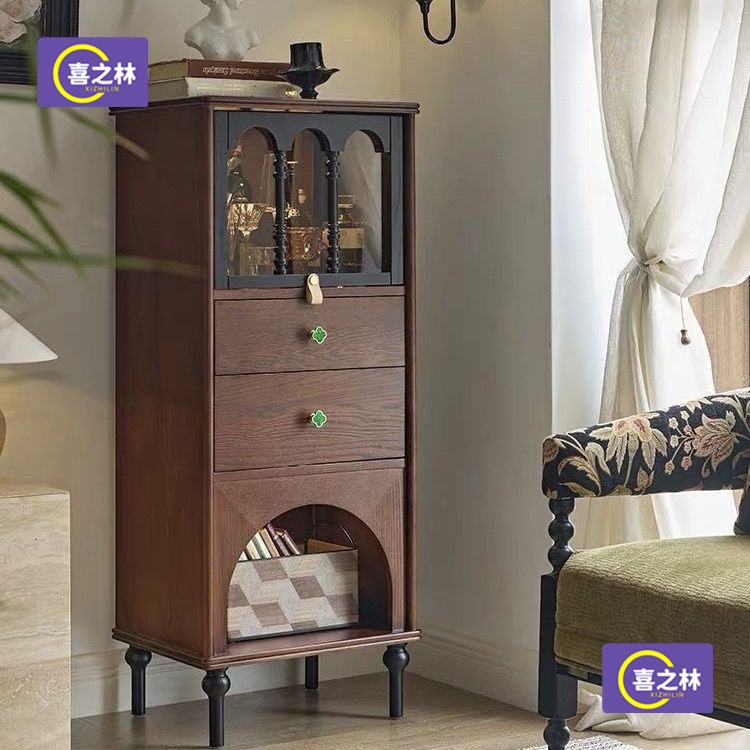 Sofa Storage, Dining Room Bookcase, New Chinese-Style Retro Living Room Cabinet, Wine Cabinet, Wine Bottle, Tv Side Cabinet, Hogwarts