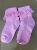 Sakura pink lace socks