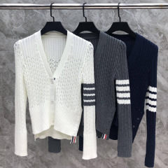 工場直売TB春秋新作高バージョン女性用ウール抜きカーディガン