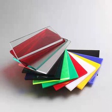彩色透明亞克力板有機玻璃板任意尺寸切割零切紅黃藍綠橙235810mm
