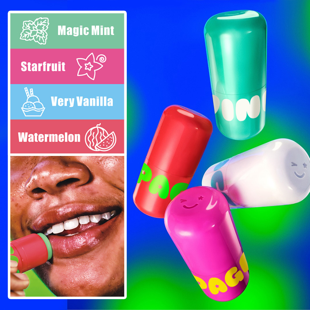 Transfronterizo Amazon PAGE VINE humectante sonriente bálsamo labial mejora la sequedad de los labios anti-agrietamiento comercio exterior