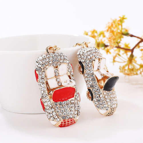 Car keychain car model shape male car keychain diamond keychain female birthday gift gift