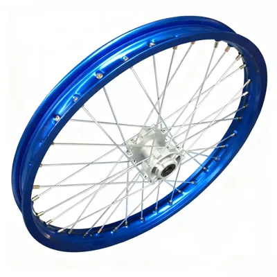 Climbing Mountain Off-Road Motorcycle Cqr Other brake systems - front-21-blue-aluminum-rim