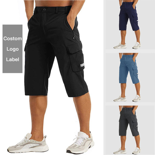 AliExpress Hot Selling Summer New Product 5/8 Beach Shorts Summer Casual Loose Cool Breathable Sports Pants for Men