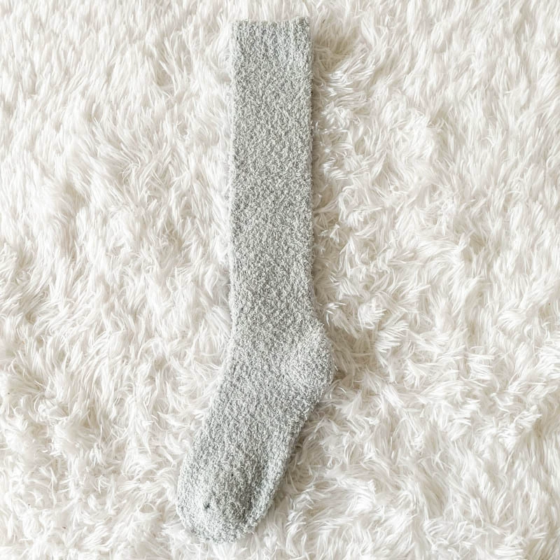 Coral velvet keep warm winter socks