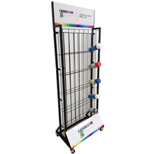 20年专业展架工厂 自喷漆展示架手喷漆展示架汽车手喷漆展示货架