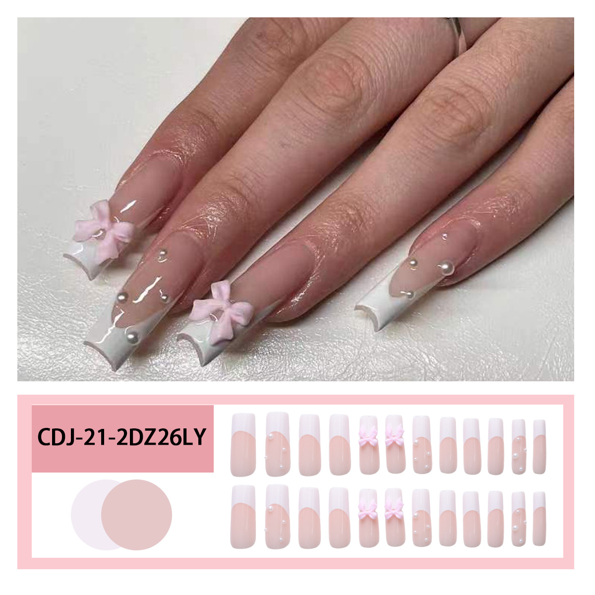 Fuente de fábrica directa venta cruzada de venta en caliente simple blanco francés lindo arco de perla desmontable cubierta de desgaste