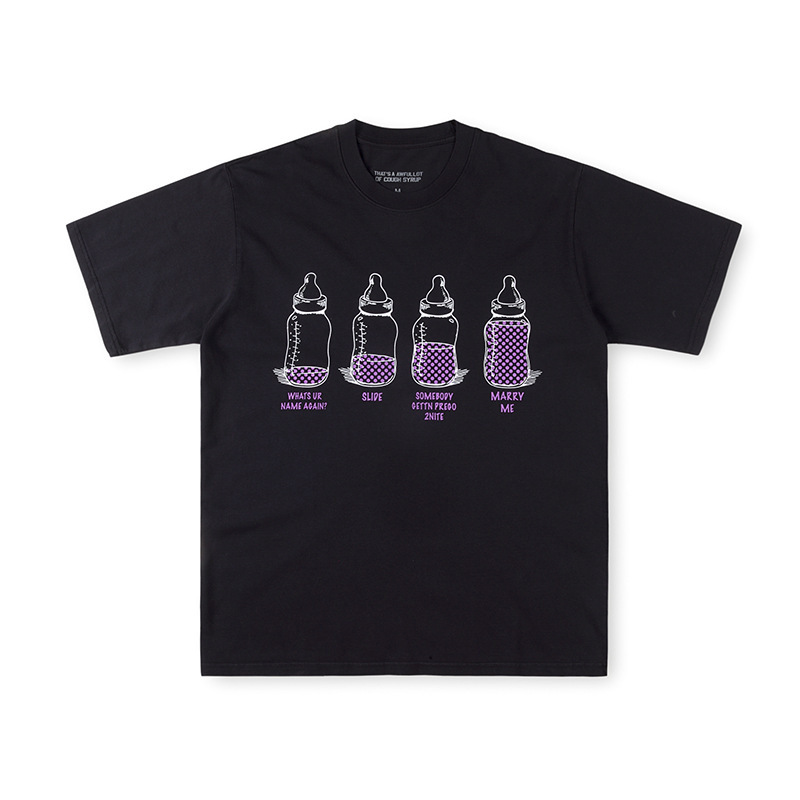 外贸批发 That's A Awful Lot Of Cough Syrup 美式复古短袖|undefined