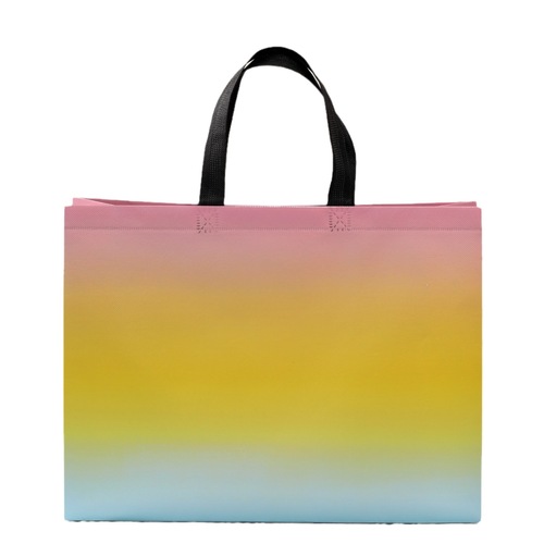 Laser coated clothing gift packaging bags, multi-color non-woven bags, advertising shopping handbags with logo printing