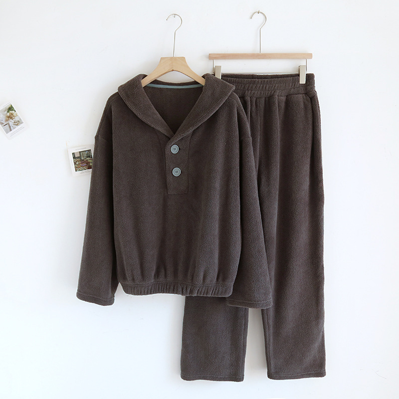 Pajamas Women's Fleece Autumn and Winter New fleece-lined Warm Wearing Outer Wearing Jingxi Home Clothes suit Leisure Sports Style Pajamas Women's Fleece Autumn and Winter New fleece-lined Warm Wearing Outer Wearing Jingxi Home Clothes suit Leisure Sports Style