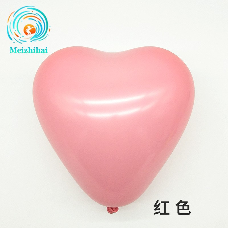 2.2g Matt Macaron Love Balloon Heart Balloon Impresión Decoración de la casa de boda Set de globos de boda