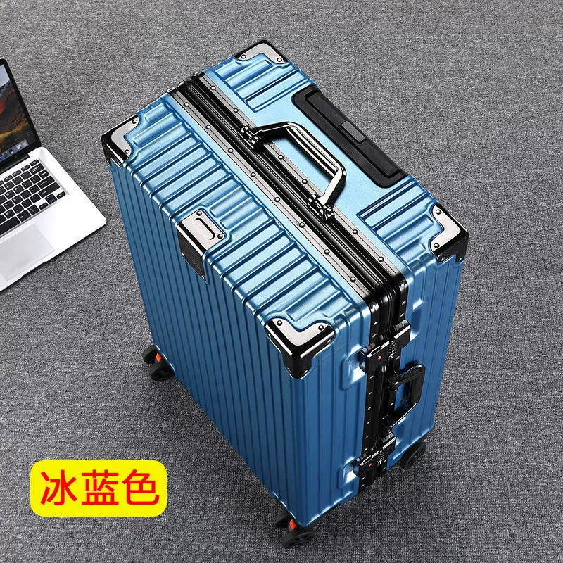 Metal durable capacious suitcase, 24inch, 28inch