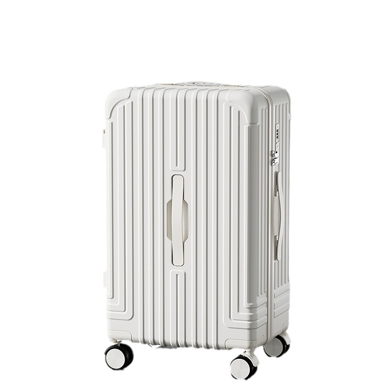 Caja de contraseña Equipaje de mujer de 28 pulgadas Estuche trolley de gran capacidad de alto aspecto Rueda universal para hombres maleta con cremallera engrosada 20