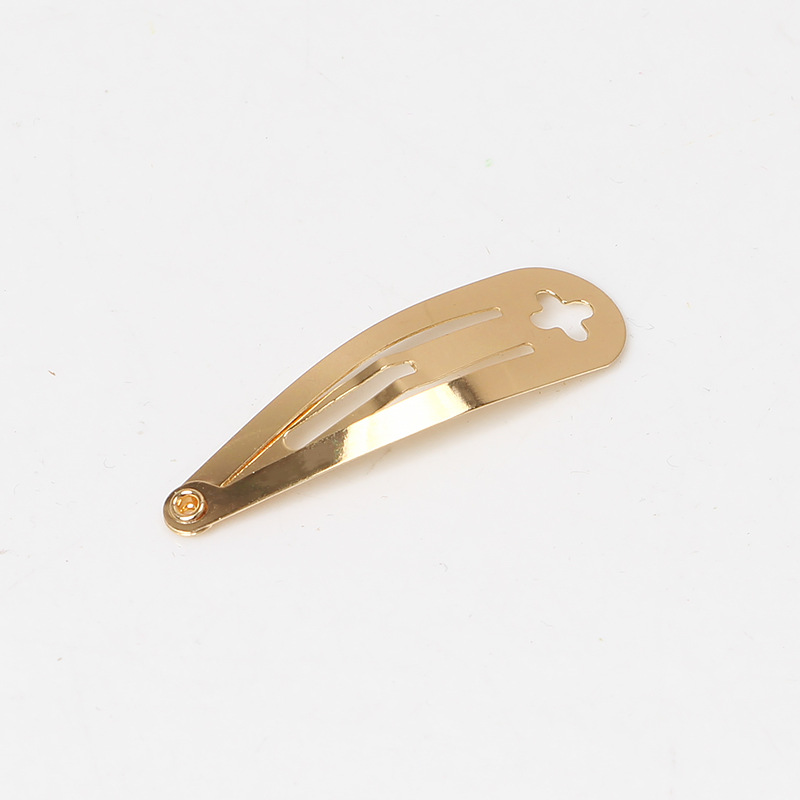 4CM water drop hanging gold-plated cross hole