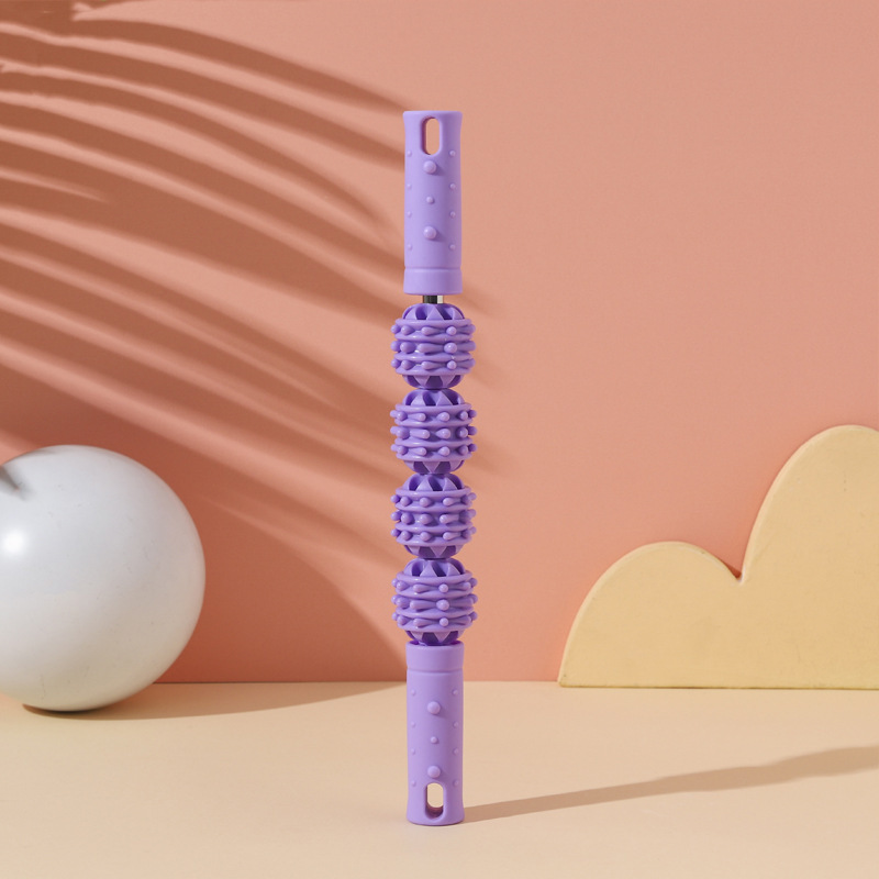 リング脚クリップ美脚クリップふくらはぎマッサージ器ヨガローラークリップ筋肉リラックス六輪脚マッサージ器|undefined
